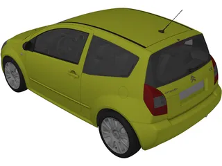 Citroen C2 3D Model