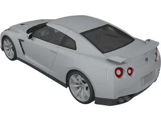 Nissan GT-R (2008) 3D Model