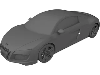 Audi R8 3D Model