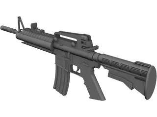 M4A2 Colt 3D Model