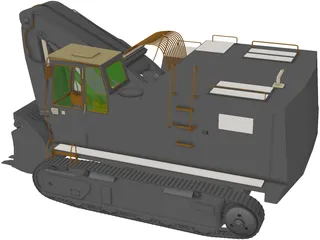 Excavator 3D Model