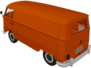 Volkswagen Transporter T1 3D Model