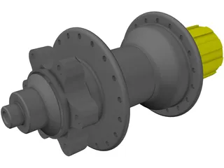 Brake Hub Hope MTB 3D Model