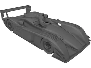 Audi R8 LeMans 3D Model