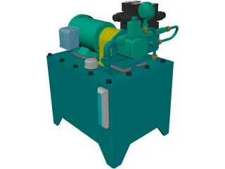 Tank Hydraulic 3D Model