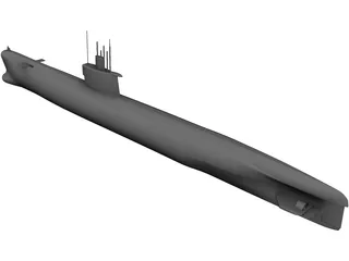 Romeo Submarine 3D Model