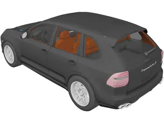 Porsche Cayenne Turbo S (2009) 3D Model