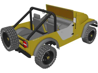 Jeep Wrangler 3D Model