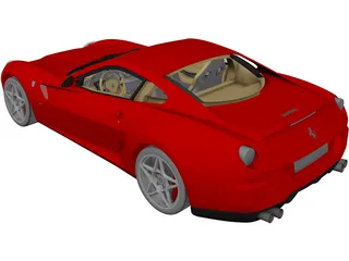 Ferrari 599 GTB Fiorano 3D Model