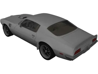 Pontiac Firebird Trans Am SD-455 (1973) 3D Model