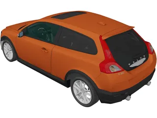 Volvo C30 T5 R-Design (2008) 3D Model