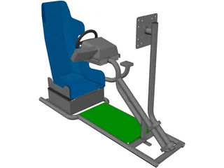 Racing Simulator 3D Model