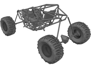 Proto Tube Rock Crawler Chassis 3D Model