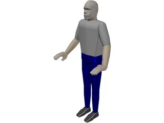 Worker 3D Model