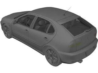 Seat Leon Cupra 3D Model