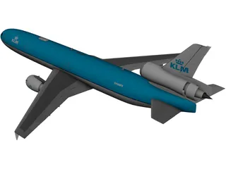 McDonnell Douglas MD-11 KLM 3D Model