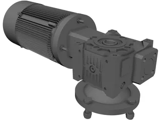 Reductor Motor 3D Model