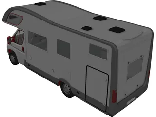 Fiat Ducato Camper Riviera 3D Model