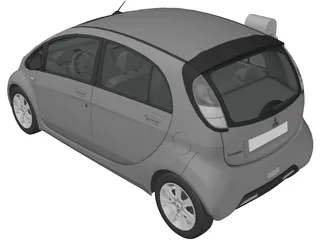 Mitsubishi i-MiEV Electric Vehicle 3D Model