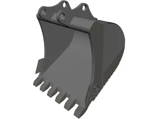 Excavator Bucket 3D Model