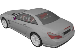 Mercedes-Benz SL350 (2013) 3D Model