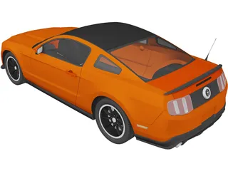 Ford Mustang BOSS (2012) 3D Model