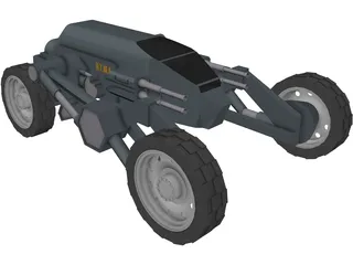 A1-K59 Military Vehicle 3D Model