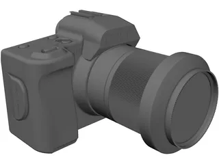 Sony Alpha 300 Camera 3D Model