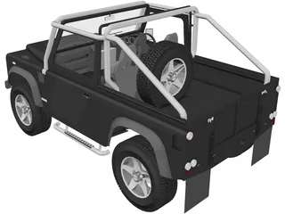 Land Rover Defender SVX 3D Model