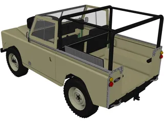 Land Rover Series IIa 88 3D Model