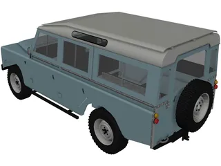 Land Rover Series III 109 3D Model