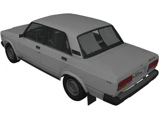 Vaz 2107 3D Model