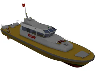 Pilot Ship 3D Model