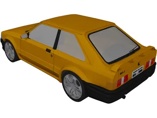 Ford Escort MK4 3D Model