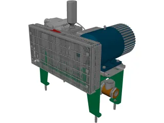 Vacuum Pump 3D Model