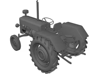 Mc Cormik D326 Tractor 3D Model