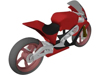 Motorcycle Concept 3D Model