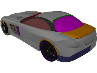 Mercedes-Benz McLaren SLR 3D Model