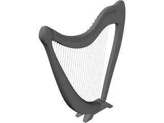 Harp 3D Model