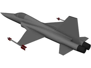 Northrop F-5 Tiger 3D Model