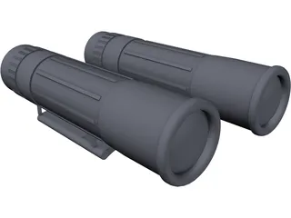 Binoculars Mini 3D Model