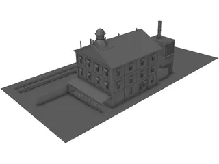 Great Northern Brewery Building 3D Model