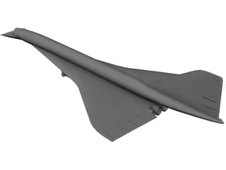 Tupolev Tu-144 3D Model