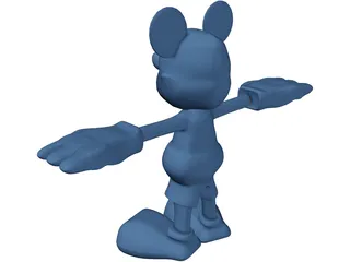 Mickey Mouse 3D Model