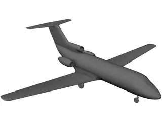 Yakovlev Yak-40 3D Model