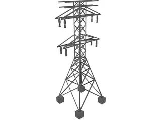 Electric Tower 3D Model