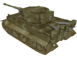 Tiger L 3D Model