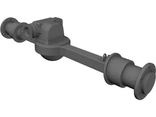Rockwell Front Axle 3D Model