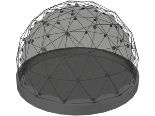 Geodatic Dome 3D Model