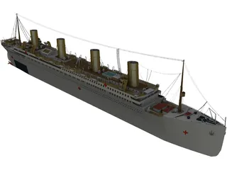 Britannic HMHS 3D Model